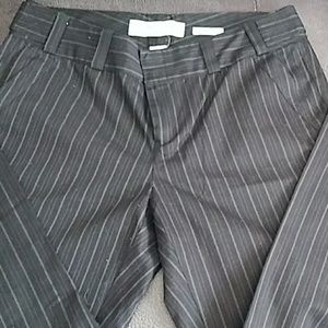 Black pinstripe dress pants sz 2,